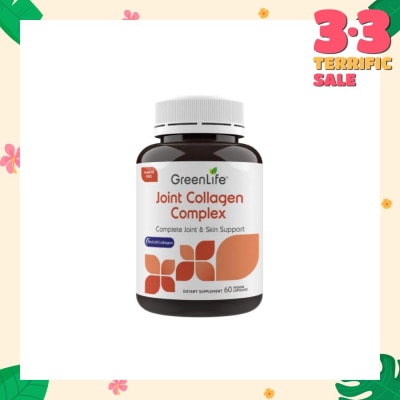 GREENLIFE Joint Collagen Complex Dietary Supplement Capsules (For Complete Joint & Skin Support) 60s