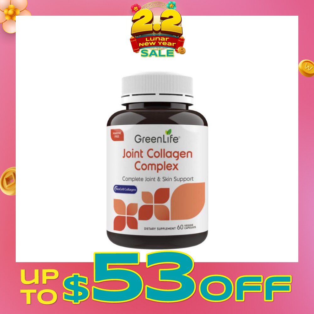 Joint Collagen Complex Dietary Supplement Capsules (For Complete Joint & Skin Support) 60s