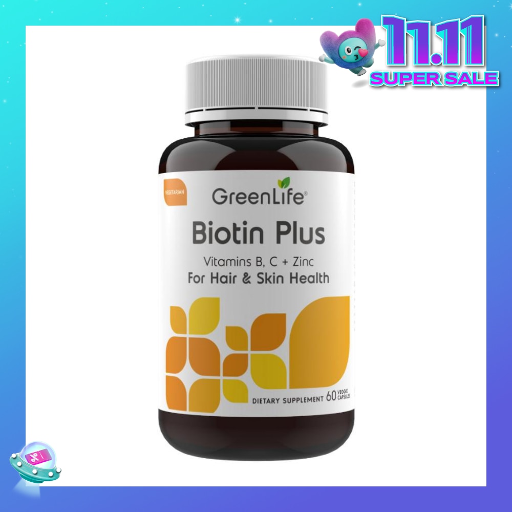 Biotin Plus with Vitamin B, C + Zinc Capsules (For Hair & Skin Health) 60s