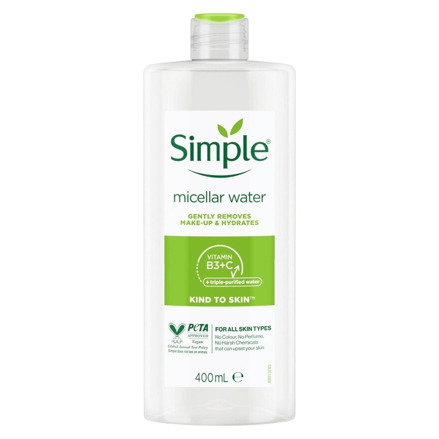 Micellar Cleansing Water (Instantly Hydrates + Gently Removes Make-Up) 400ml