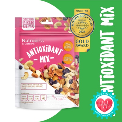 NUTRABLISS BY WATSONS Antioxidant Mix (100% Natural, Naturally Gluten Free) 180g (Expiry: Mar`2026)