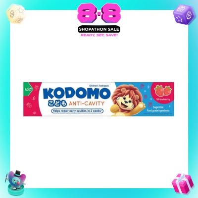 KODOMO - Anti-Cavity Children's Toothpaste 80g (Strawberry)