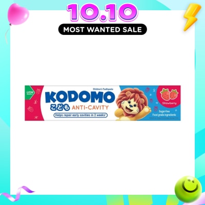 KODOMO Anti Cavity Children's Toothpaste 80g (Strawberry) image