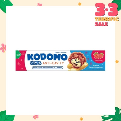 KODOMO Anti-Cavity Children's Toothpaste 80g (Strawberry)