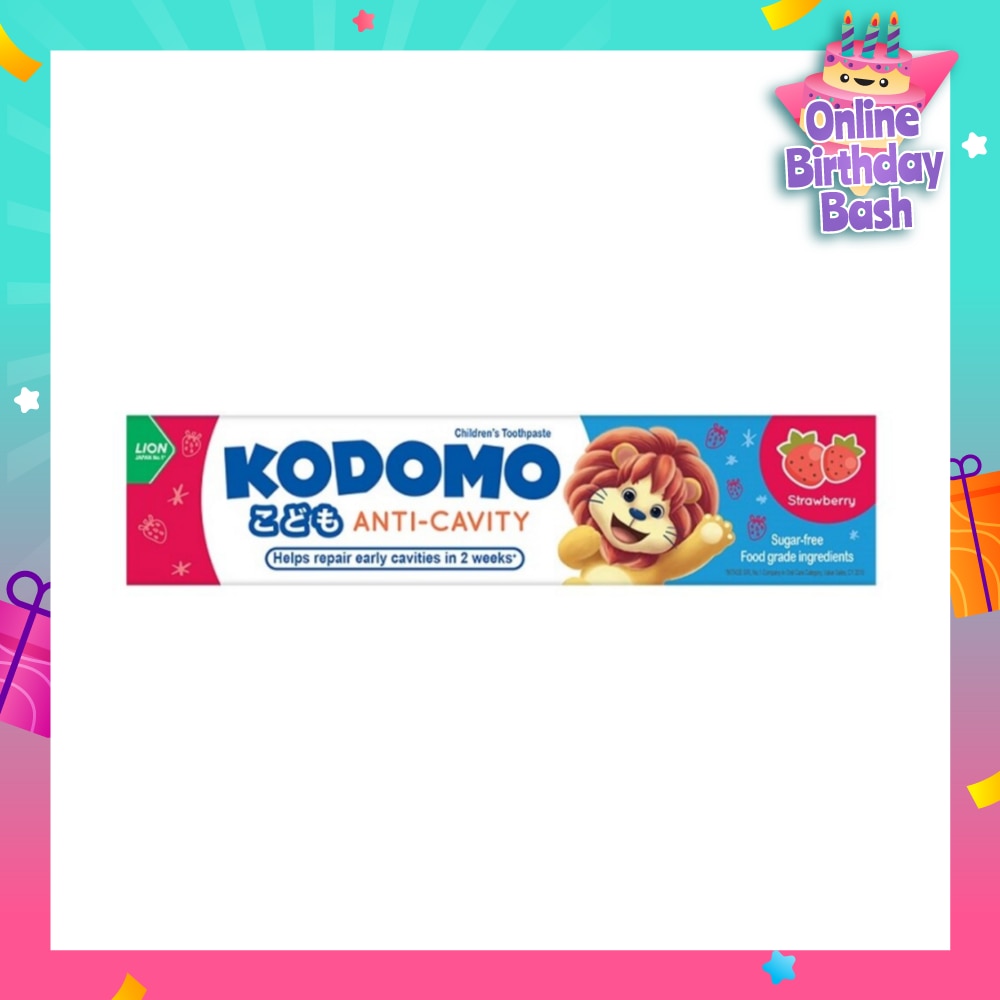 Anti-Cavity Children's Toothpaste 80g (Strawberry)