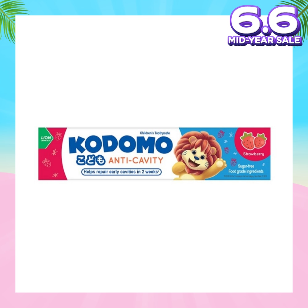 Anti-Cavity Children's Toothpaste 80g (Strawberry)