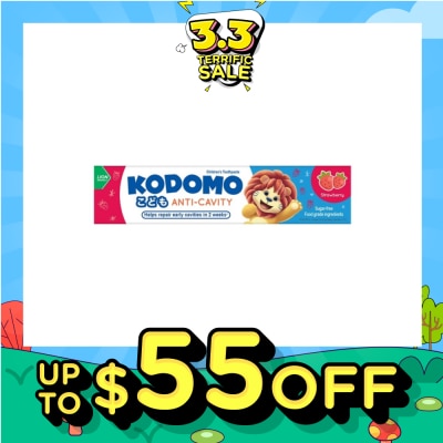 KODOMO Anti-Cavity Children's Toothpaste 80g (Strawberry)