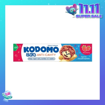 KODOMO Anti-Cavity Children's Toothpaste 80g (Strawberry)