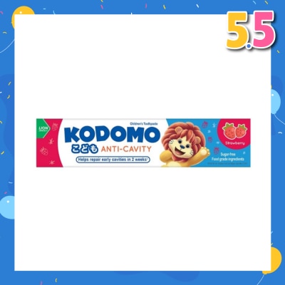 KODOMO Anti-Cavity Children's Toothpaste 80g (Strawberry)