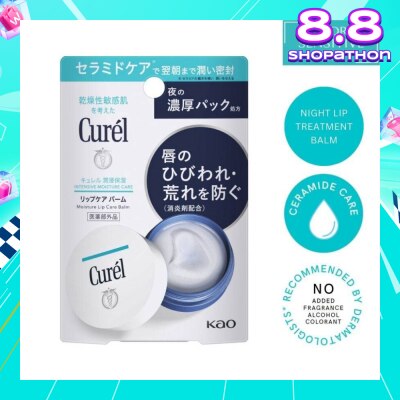 CUREL Intensive Moisture Care Lip Care Balm (Overnight Moisture Repair Formula) 4.2g
