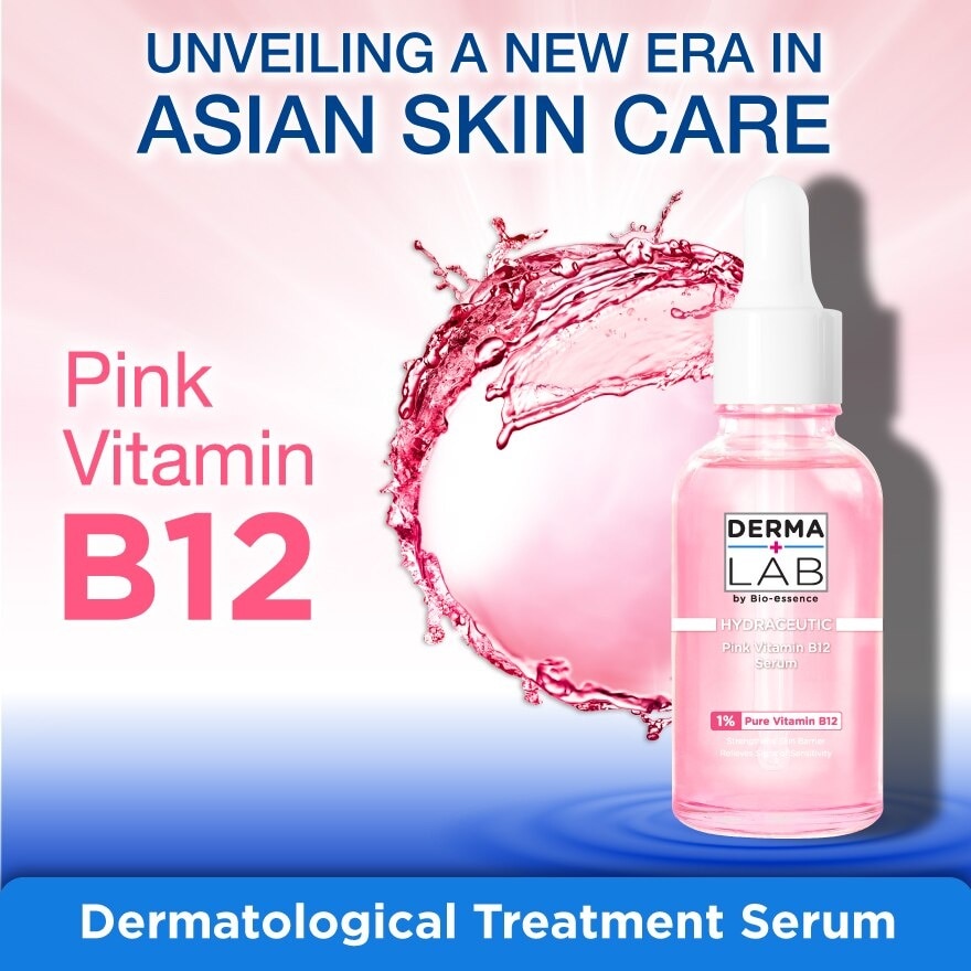 Pink Vitamin B12 Serum (Strengthens Skin Barrier, Defends Against Signs Of Skin Sensitivity) 30ml