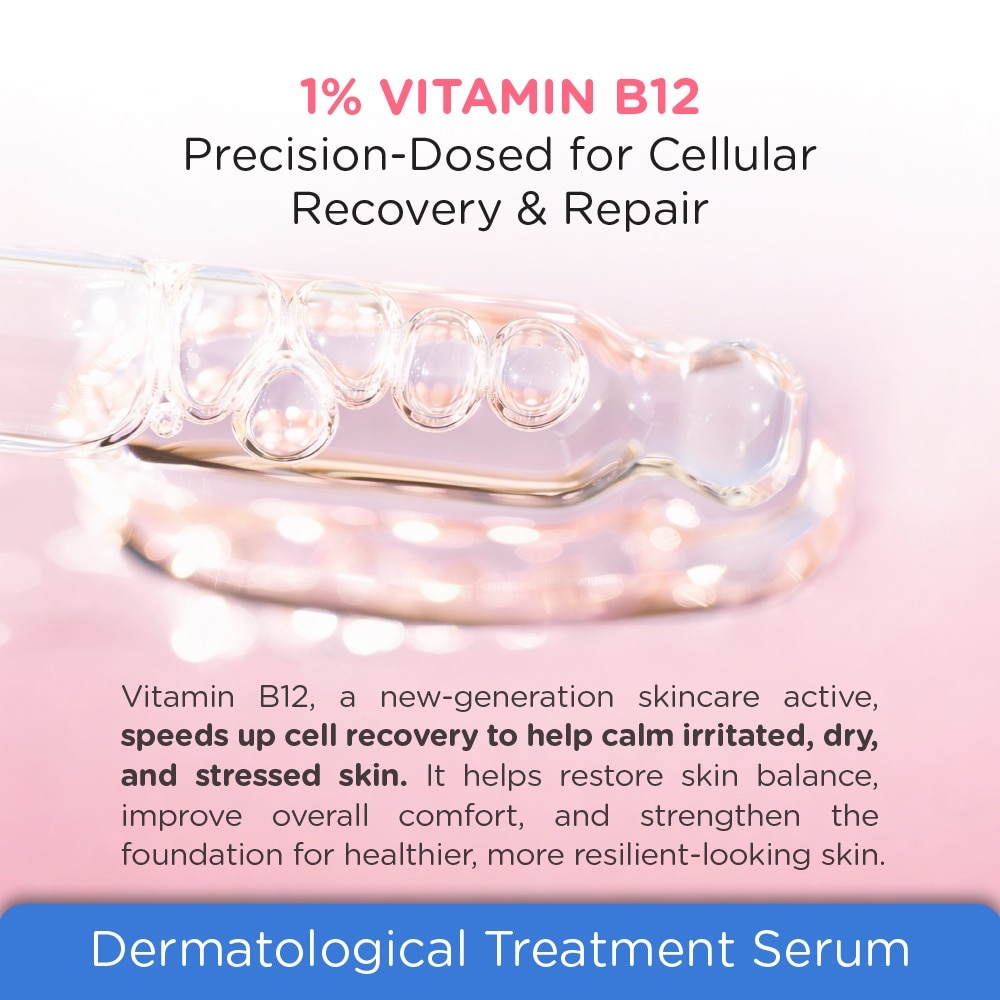 Pink Vitamin B12 Serum (Strengthens Skin Barrier, Defends Against Signs Of Skin Sensitivity) 30ml