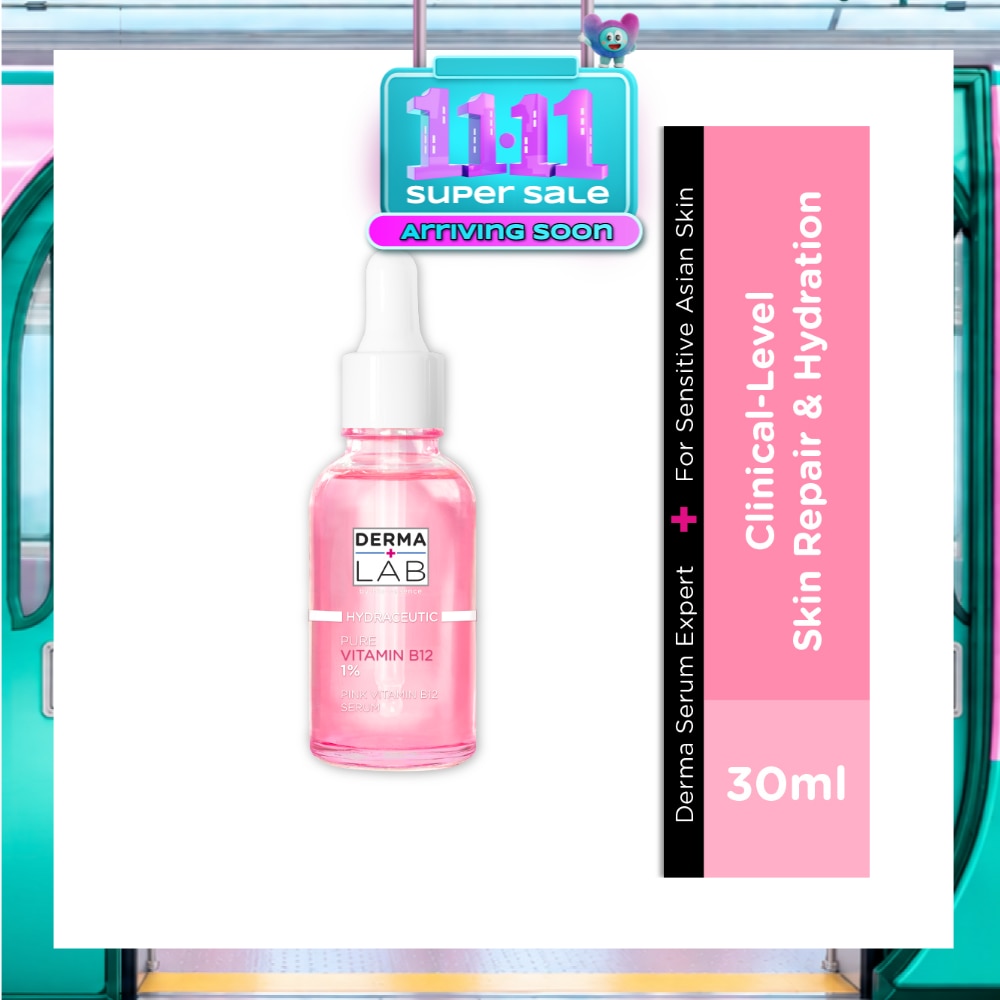 Pink Vitamin B12 Serum (Strengthens Skin Barrier, Defends Against Signs Of Skin Sensitivity) 30ml image