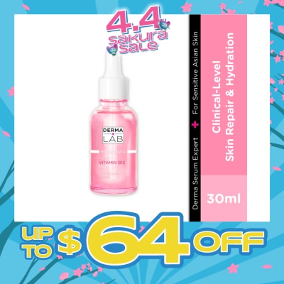 DERMA LAB - Pink Vitamin B12 Serum (Strengthens Skin Barrier, Defends Against Signs Of Skin Sensitivity) 30ml