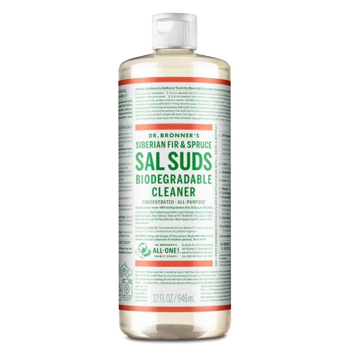 Siberian Fir & Spruce Sal Suds Biodegradable All Purpose Cleaner 946ml