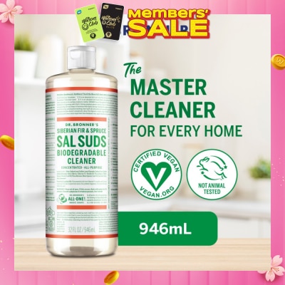 DR BRONNER'S Siberian Fir & Spruce Sal Suds Biodegradable All Purpose Cleaner 946ml