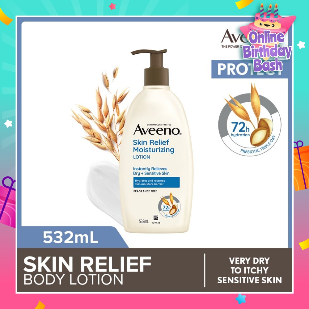 AVEENO Skin Relief Moisturizing Lotion (Relieve And Soften Extra Dry Skin) 532ml