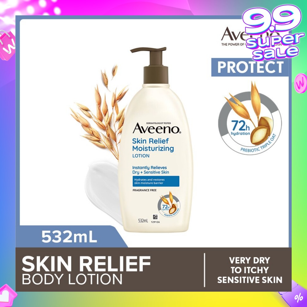 AVEENO Skin Relief Moisturizing Lotion (Relieve And Soften Extra Dry Skin) 532ml