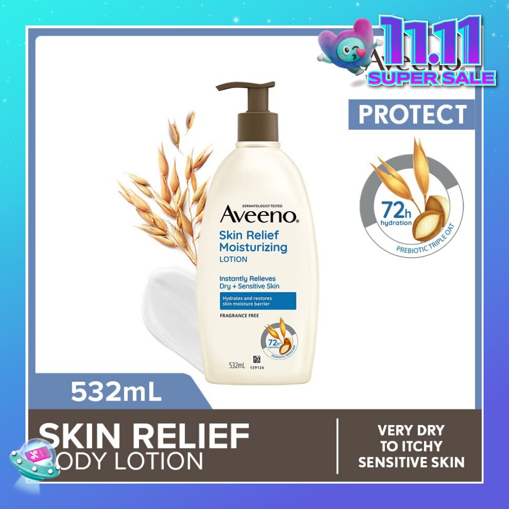 AVEENO Skin Relief Moisturizing Lotion (Relieve And Soften Extra Dry Skin) 532ml