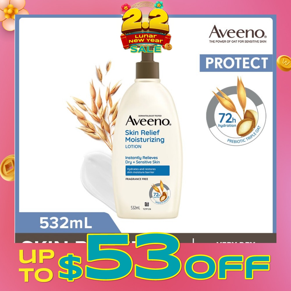 AVEENO Skin Relief Moisturizing Lotion (Relieve And Soften Extra Dry Skin) 532ml