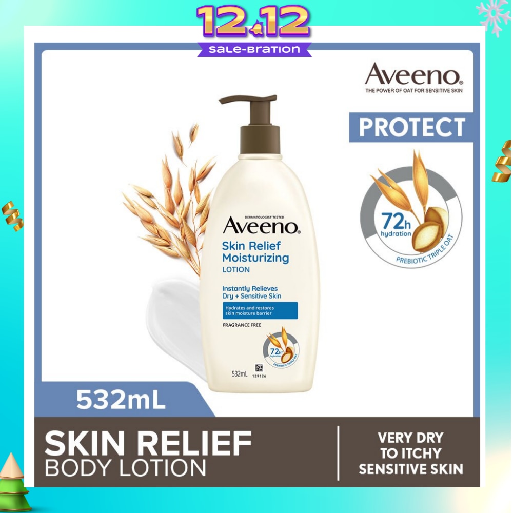 AVEENO Skin Relief Moisturizing Lotion (Relieve And Soften Extra Dry Skin) 532ml