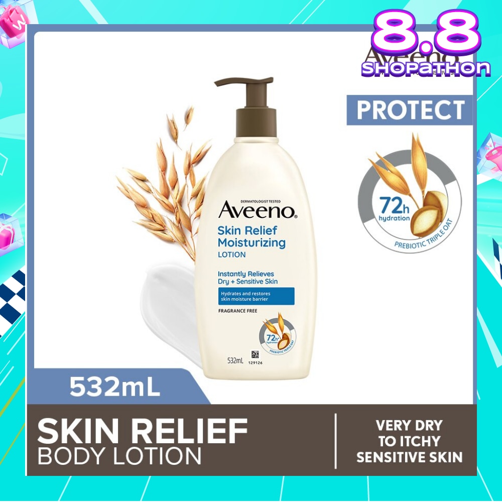 AVEENO Skin Relief Moisturizing Lotion (Relieve And Soften Extra Dry Skin) 532ml