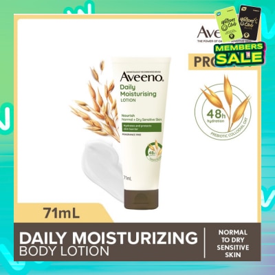 AVEENO Daily Moisturizing Lotion (Instantly Hydrates To Soothe And Prevent Skin Dryness) 71ml