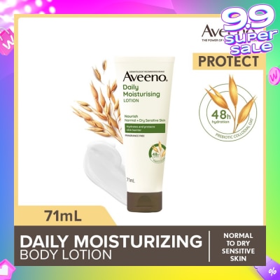 AVEENO Daily Moisturizing Lotion (Instantly Hydrates To Soothe And Prevent Skin Dryness) 71ml
