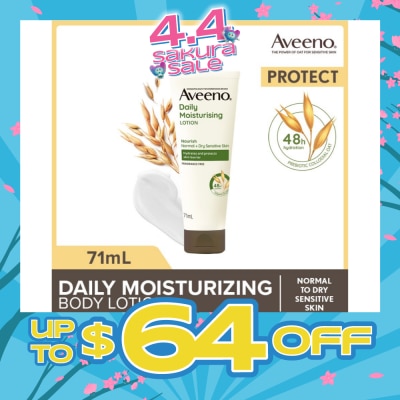 AVEENO - Daily Moisturizing Lotion (Instantly Hydrates To Soothe And Prevent Skin Dryness) 71ml