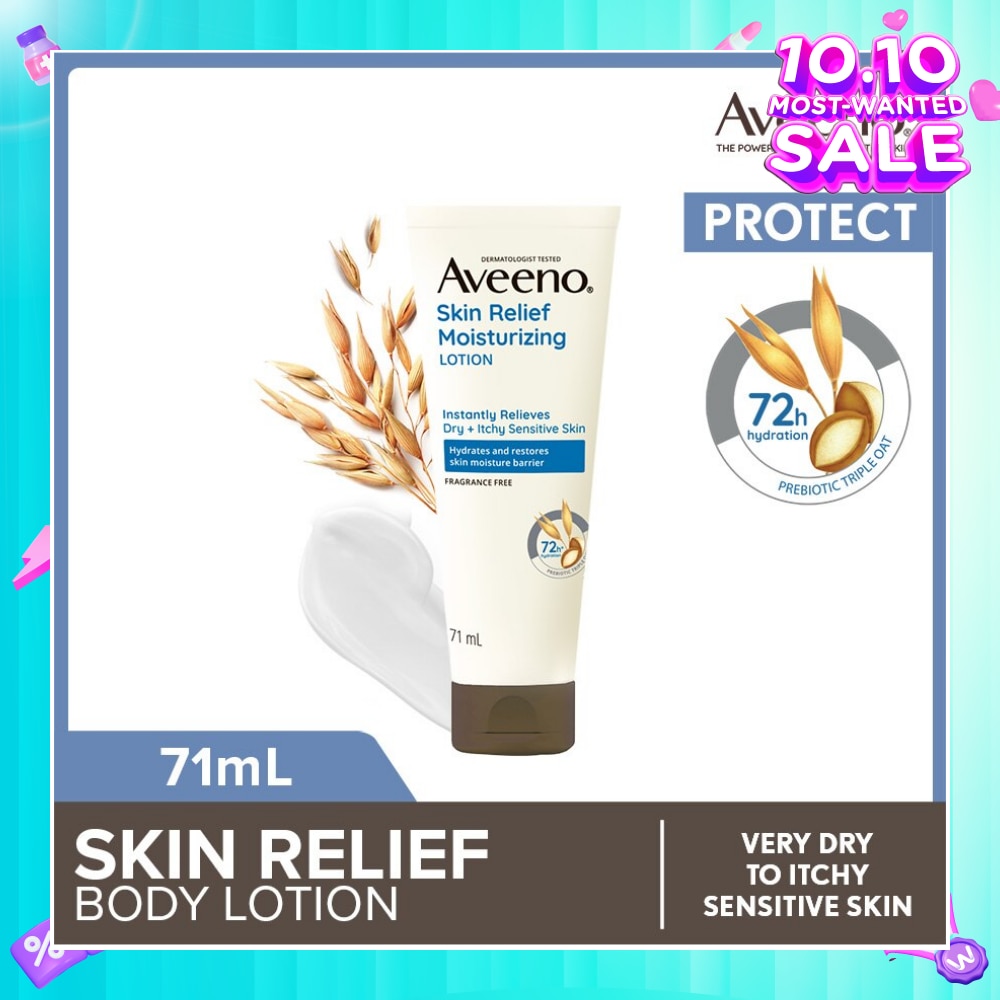 AVEENO Skin Relief Moisturizing Lotion (Relieve And Soften Extra Dry Skin) 71ml