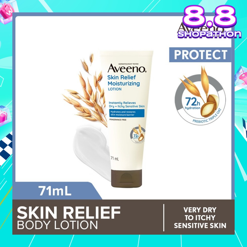 AVEENO Skin Relief Moisturizing Lotion (Relieve And Soften Extra Dry Skin) 71ml