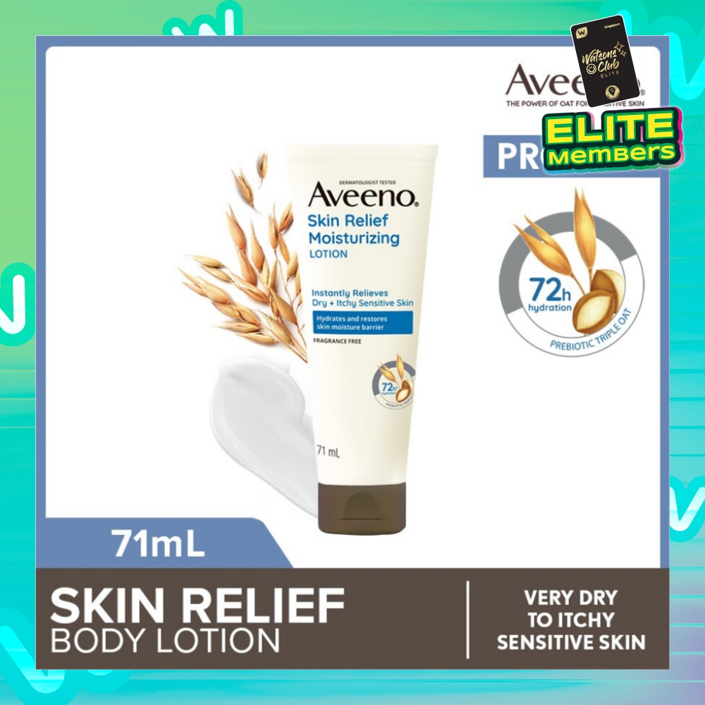 AVEENO Skin Relief Moisturizing Lotion (Relieve And Soften Extra Dry Skin) 71ml