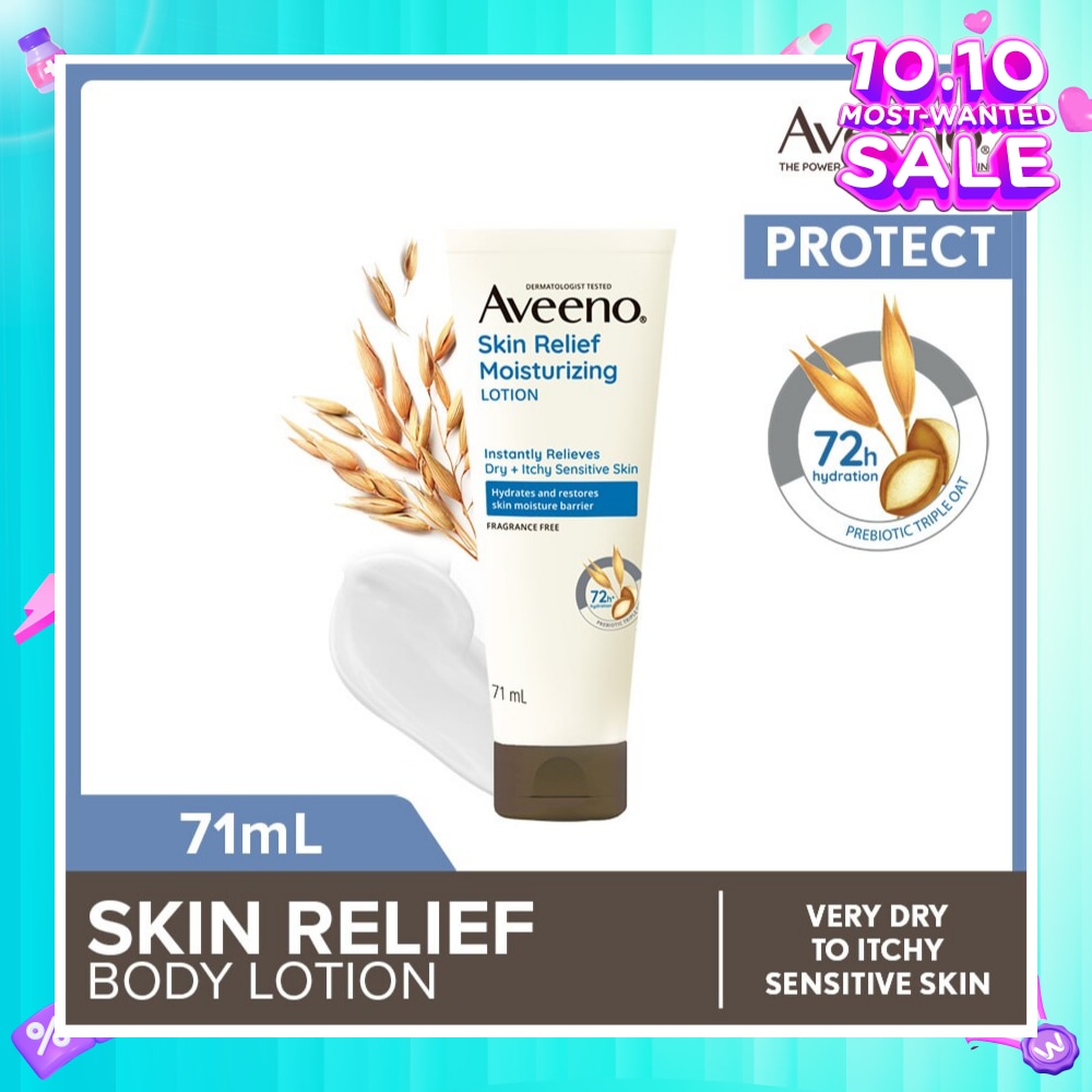 AVEENO Skin Relief Moisturizing Lotion (Relieve And Soften Extra Dry Skin) 71ml