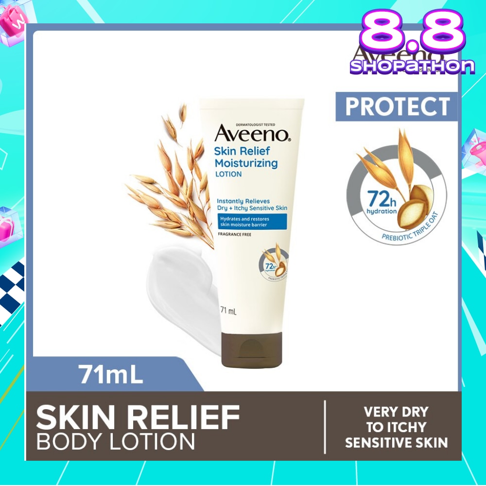 AVEENO Skin Relief Moisturizing Lotion (Relieve And Soften Extra Dry Skin) 71ml