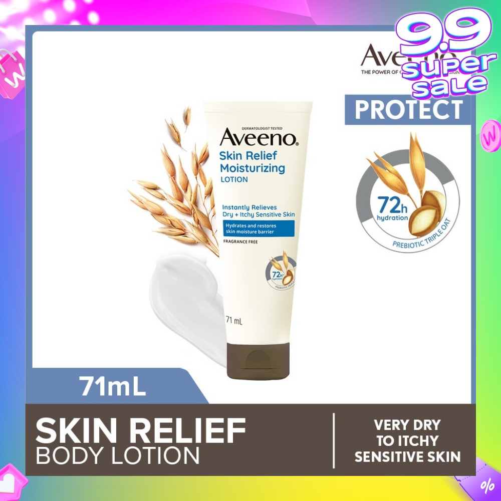 AVEENO Skin Relief Moisturizing Lotion (Relieve And Soften Extra Dry Skin) 71ml