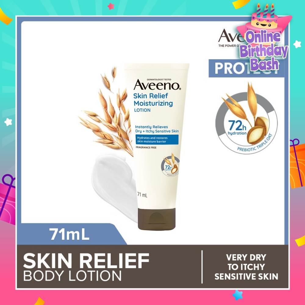 AVEENO Skin Relief Moisturizing Lotion (Relieve And Soften Extra Dry Skin) 71ml