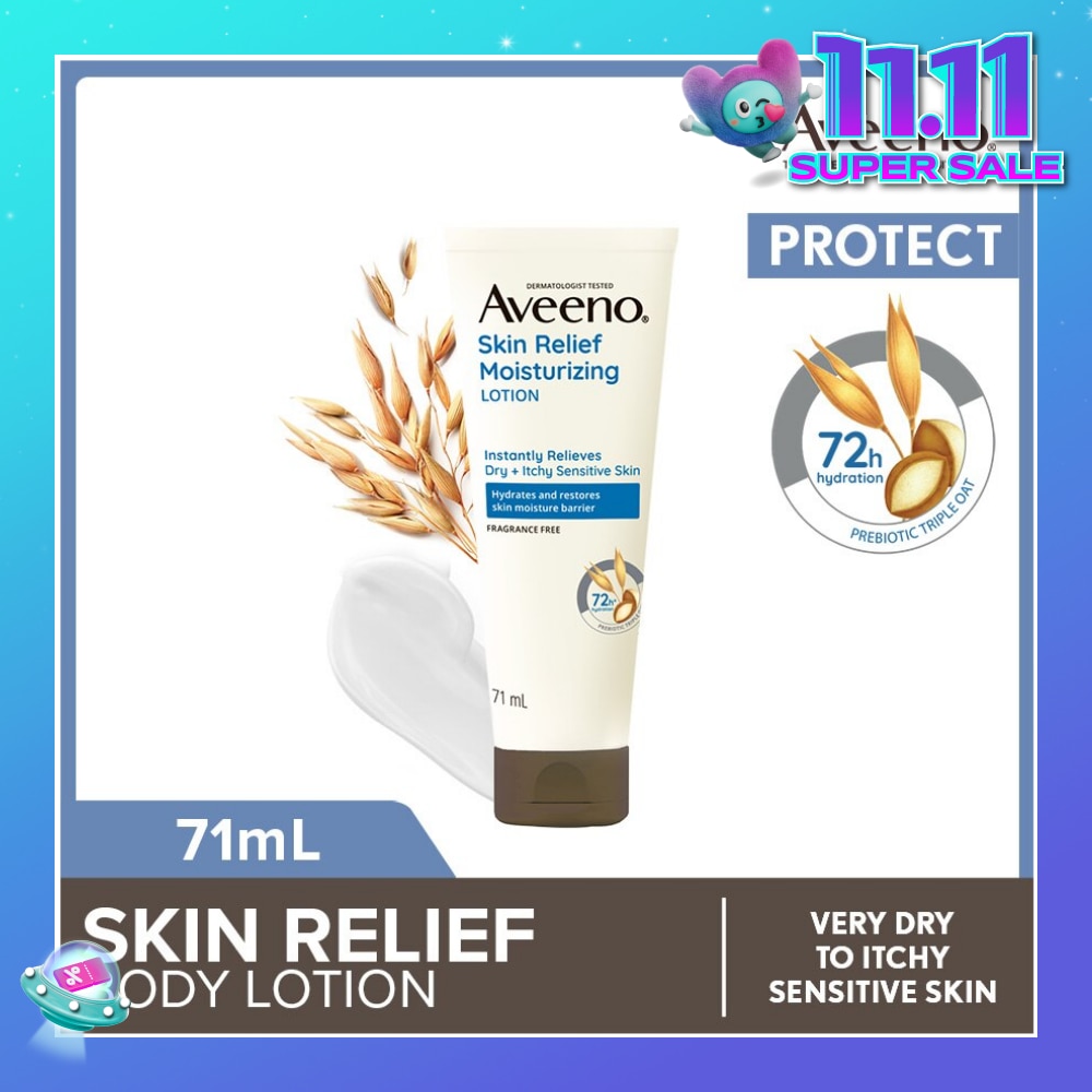 AVEENO Skin Relief Moisturizing Lotion (Relieve And Soften Extra Dry Skin) 71ml