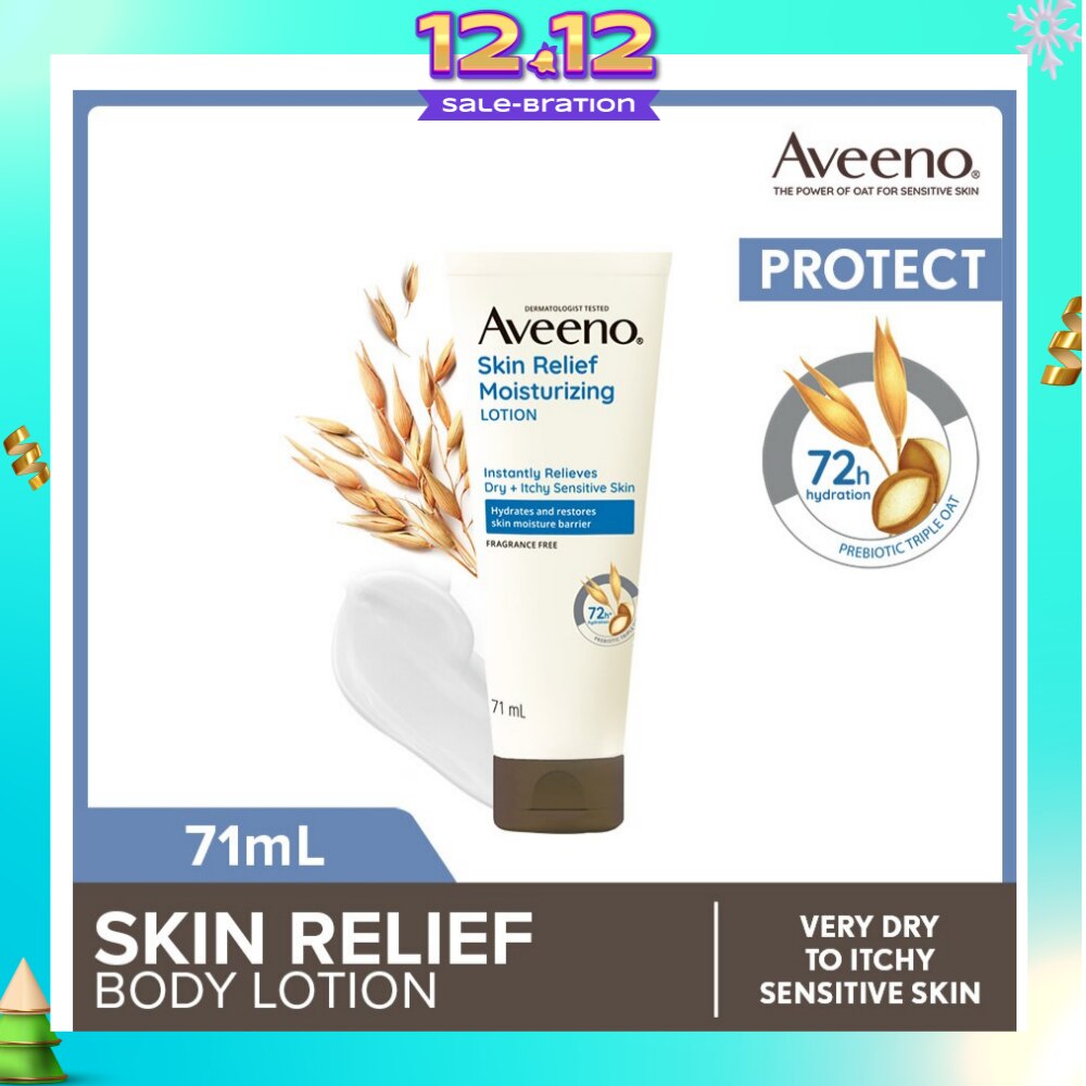 AVEENO Skin Relief Moisturizing Lotion (Relieve And Soften Extra Dry Skin) 71ml