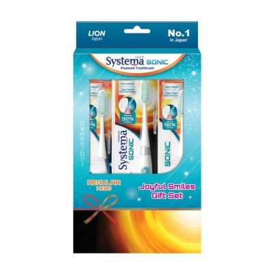 SYSTEMA Sonic Electric Toothbrush (Regular Head) - Joyful Smiles Gift Set 1s