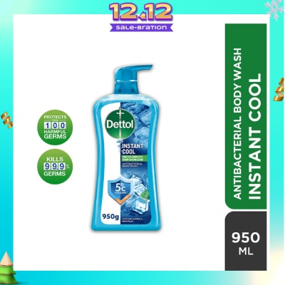 DETTOL Dettol Instant Cool Antibacterial Body Wash Mint & Sea Minerals 950g