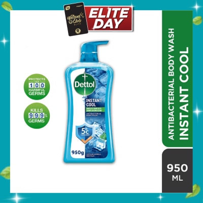DETTOL Dettol Instant Cool Antibacterial Body Wash Mint & Sea Minerals 950g image