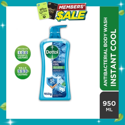 DETTOL Dettol Instant Cool Antibacterial Body Wash Mint & Sea Minerals 950g image