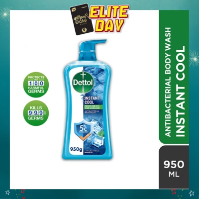 DETTOL - Dettol Instant Cool Antibacterial Body Wash Mint & Sea Minerals 950g