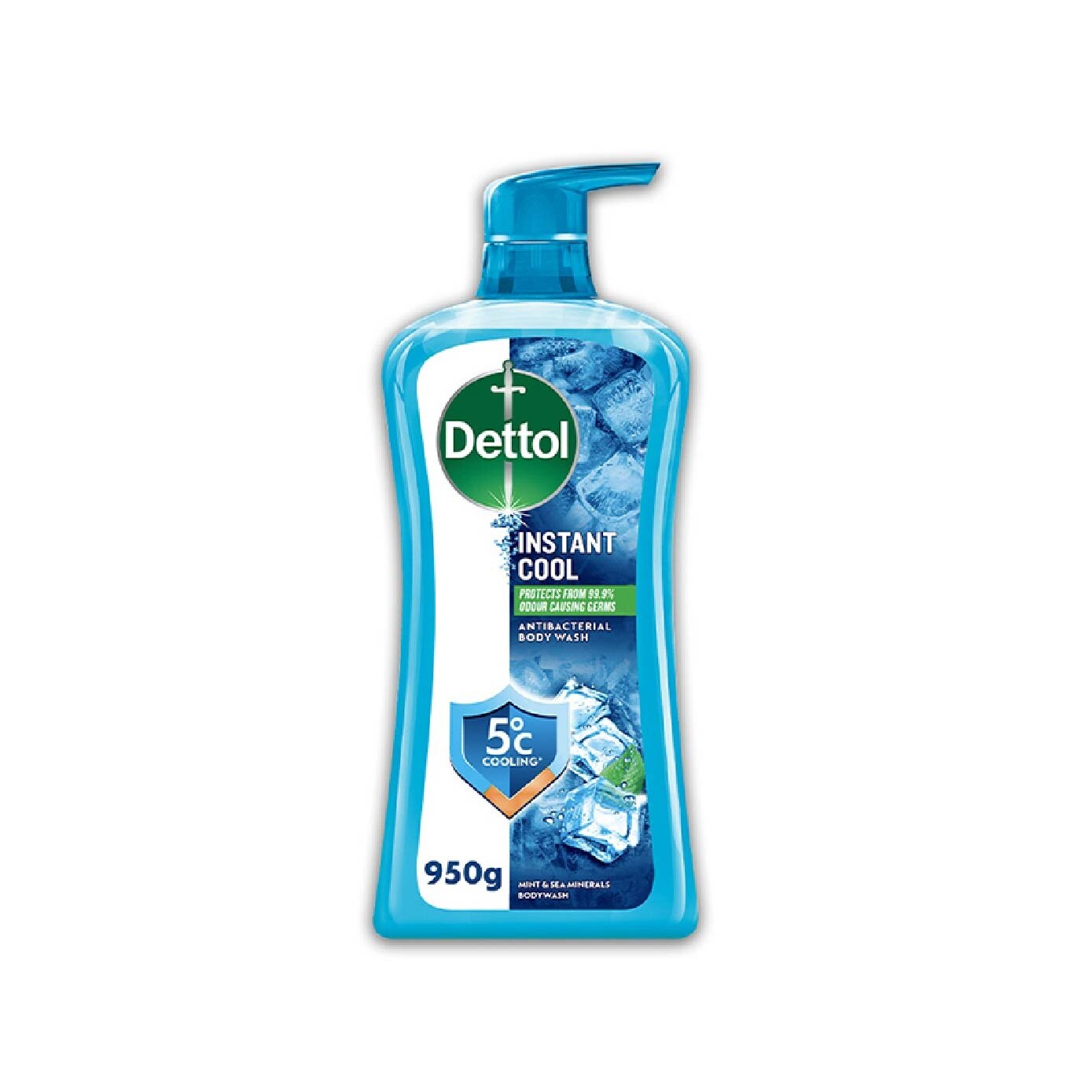 Dettol Instant Cool Antibacterial Body Wash Mint & Sea Minerals 950g