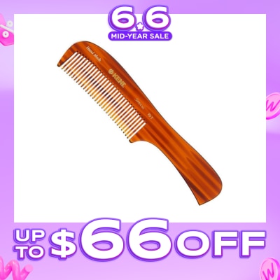 KENT BRUSHES - A10T (Handmade Large Rake Comb For Dry Combing Or Applying Conditioner To Wet, Thick Hair) 1s
