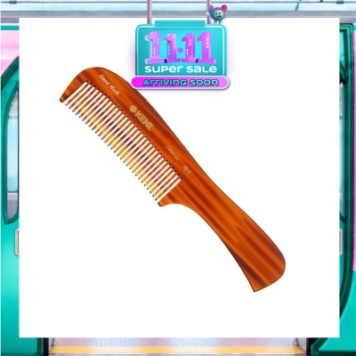 KENT BRUSHES A10T (Handmade Large Rake Comb For Dry Combing Or Applying Conditioner To Wet, Thick Hair) 1s image