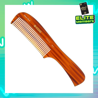 KENT BRUSHES A10T (Handmade Large Rake Comb For Dry Combing Or Applying Conditioner To Wet, Thick Hair) 1s