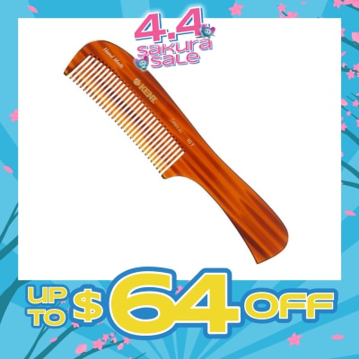 KENT BRUSHES - A10T (Handmade Large Rake Comb For Dry Combing Or Applying Conditioner To Wet, Thick Hair) 1s