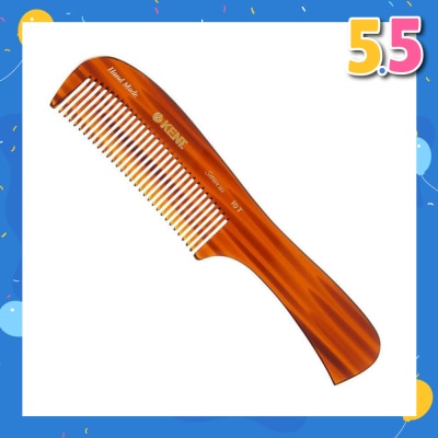 KENT BRUSHES A10T (Handmade Large Rake Comb For Dry Combing Or Applying Conditioner To Wet, Thick Hair) 1s