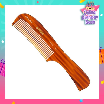 KENT BRUSHES A10T (Handmade Large Rake Comb For Dry Combing Or Applying Conditioner To Wet, Thick Hair) 1s